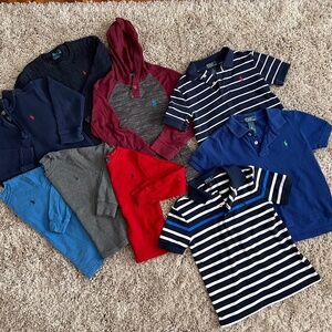 Bundle of Ralph Lauren Shirts & Sweaters- Boys 5T